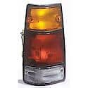 New Economy Replacement Driver Side Tail Light Assembly, Black