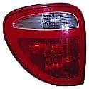 New Economy Replacement Driver Side Tail Light Assembly, Sockets Not Included