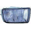 New CAPA Certified Standard Replacement Driver Side Front Signal Light Assembly, In The Bumper