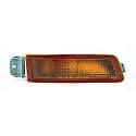 New Economy Replacement Passenger Side Front Signal Light Assembly, In The Bumper