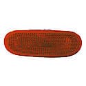 New Economy Replacement Passenger Side Rear Side Marker Light Assembly, In The Bumper