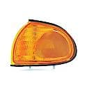 New Economy Replacement Driver Side Front Side Marker Light Assembly, Amber Lens, Corner Of Fender