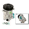 A/C Compressor w/ Clutch, Remanufactured