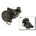 A/C Compressor w/ Clutch, Remanufactured