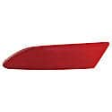 New CAPA Certified Standard Replacement Driver Side Rear Bumper Cover Reflector, Fits All Models