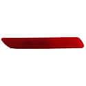 New CAPA Certified Standard Replacement Passenger Side Rear Bumper Cover Reflector