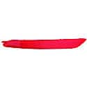 New CAPA Certified Standard Replacement Rear Passenger Side Bumper Reflector, Sedan Models