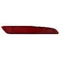 New CAPA Certified Standard Replacement Passenger Side Rear Bumper Reflector, Sedan Models