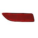 New CAPA Certified Standard Replacement Rear Passenger Side Bumper Reflector, North America Models