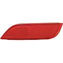 New CAPA Certified Standard Replacement Driver Side Rear Bumper Reflector, Wagon