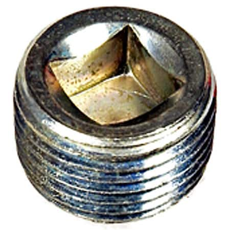 Pipe Plug C.S. Square 3/8-18 Npt, Head Size 5/16 In. (sold by each)