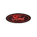 Red LED Ford Tailgate Emblem - IP69K Rated, Plug & Play, OEM Replacement