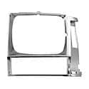 New Standard Replacement Driver Side Headlight Door, Chrome, Single Headlight Type