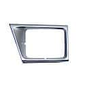 New Standard Replacement Passenger Side Headlamp Door, Silver, For Use With Sealed Beam Headlamps