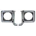 New Standard Replacement Passenger Side Head Light Door, Chrome/Silver