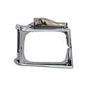 New Premium Replacement Passenger Side Head Light Door, Chrome