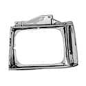 New Premium Replacement Driver Side Headlight Door, Chrome