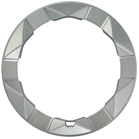 Wheel Trim Ring, 15 Inch Diameter, Silver, ABS Plastic, Set Of 4