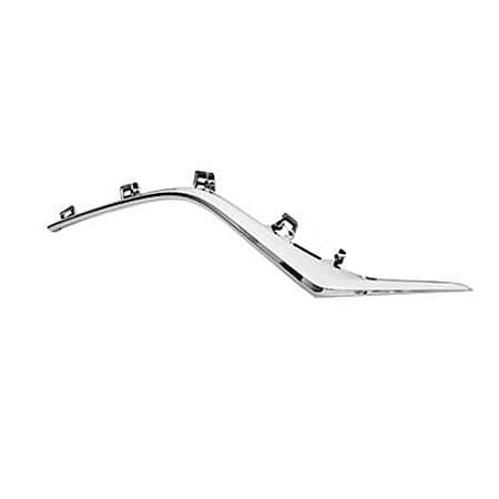 New Standard Replacement Passenger Side Lower Grille Molding, Chrome, For Hatchback And Sedan