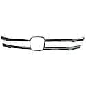 New CAPA Certified Premium Replacement Center Grille Molding, Chrome