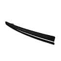 New CAPA Certified Standard Replacement Passenger Side Grille Molding, Painted Black