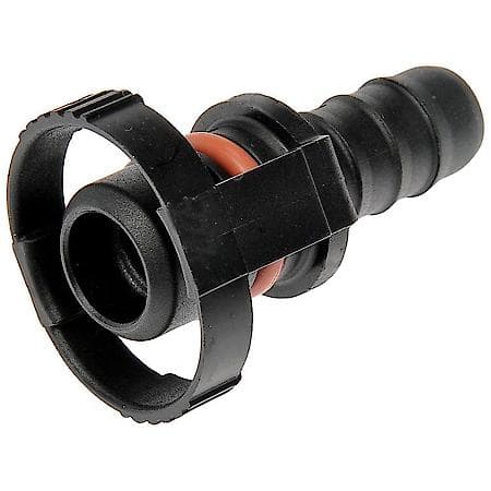 Crankcase Ventilation Hose Connector, Straight To 12 mm Barbed