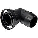 Crankcase Ventilation Hose Connector, Elbow 90 To 27 mm Barbed
