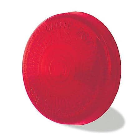 Clearance/Marker Replacement Lens, 2 1/2" Surface Mount, Red