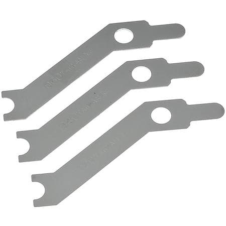 Offset Starter Alignment Shim, (1) 1/64, (1) 3/64, (1) 1/16 In., GM