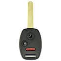 Honda Keyless Entry Remote and Key Combo - 3 Button