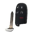 Dodge and Jeep Keyless Entry Smart Key Remote - 5 Button with Rear Hatch and Remote Start