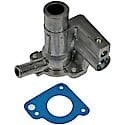 Coolant Housing/Water Outlet: With Housing and Gasket, 90 Degree Neck Angle