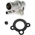 Coolant Housing/Water Outlet: with Housing and Gasket, 45 Degree Neck Angle