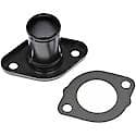 Coolant Housing/Water Outlet: With Housing and Gasket, 90 Degree Neck Angle