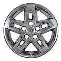 16", 5 Split Spoke, Chrome, Plastic, Set Of 4, Not Compatible With Steel Wheels