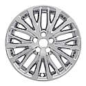 18 Inch, 10 Split Spokes, Snap-On, Plated, Chrome, Abs Plastic, Set Of 4