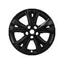 18", 5 Split Spoke, Gloss Black, Abs, Fits Over And Into Oem Wheel, Set Of 4