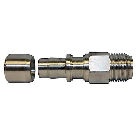 Power Steering Connector 3/8", 5/8"-18 Inv