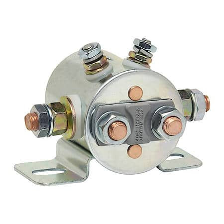 12V Insulated DPST Solenoid - Normally Off and Normally On - For forward and reverse applications