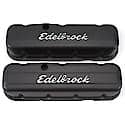 Signature Series Valve Covers: Big Block Chevy 396-502 1965 &Up, Black Steel