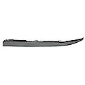 Rear Passenger Side Bumper Cover Molding, Chrome, Made Of ABS Plastic