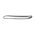 Driver Side Front Bumper Cover Molding, Chrome