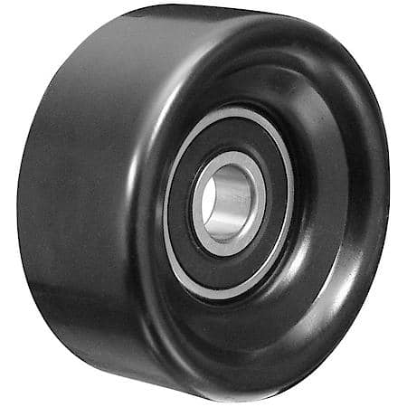 Serpentine Idler/Tensioner Pulley; Steel, 90mm Dia., 38mm Width, Smooth