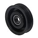 Serpentine Idler/Tensioner Pulley; Steel, 70.2mm Dia., 21.6mm Width, 4 Grooves