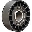 Serpentine Idler/Tensioner Pulley: Direct Fit, Polymer, 80 mm Diameter