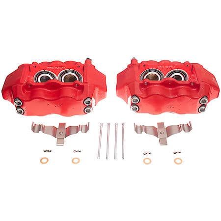 Red Powder Coated Calipers