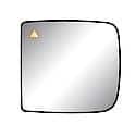 Truck/ SUV Replacement Mirror: Driver Side, Flat, Blind Spot Detection, Includes Back Plate