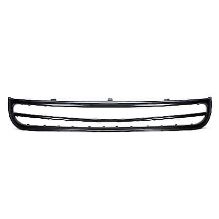 New Standard Replacement Front Bumper Grille Molding, For Use Without Fog Lights, Black