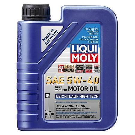 HighTech Full Synthetic 5W-40 Engine Oil: Gas & Diesel, Reduces Oil And Fuel Consumption, 1 Liter