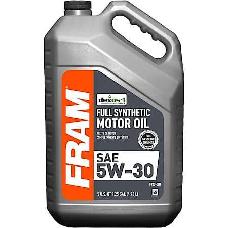 5W-30 Full Synthetic Motor Oil: 5 Quart